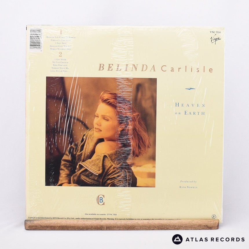 Belinda Carlisle - Heaven On Earth - South Africa LP Vinyl Record - EX/EX