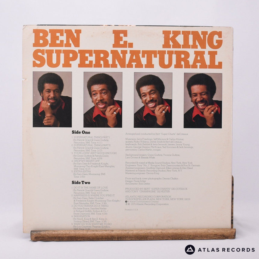 Ben E. King - Supernatural - LP Vinyl Record - VG+/VG+