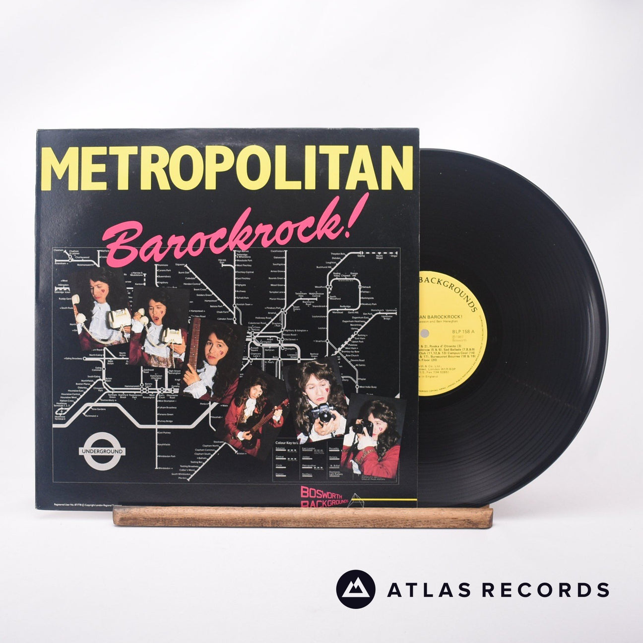 Ben Heneghan Metropolitan Barockrock! LP Vinyl Record - Front Cover & Record