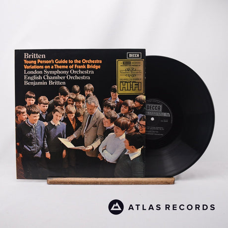 Benjamin Britten Young Person's Guide To The Orchestra LP Vinyl Record - Front Cover & Record