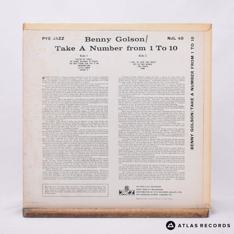 Benny Golson - Take A Number From 1 To 10 - LP Vinyl Record - VG/EX