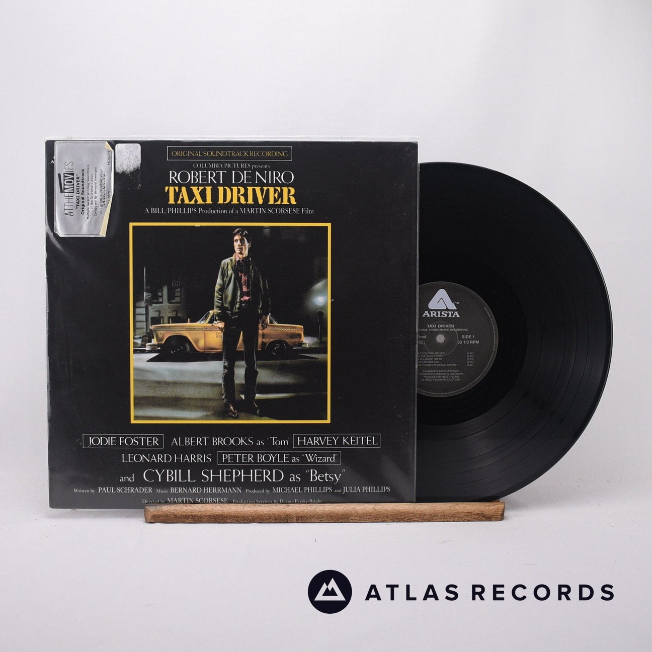 Bernard Herrmann Taxi Driver LP Vinyl Record - Front Cover & Record