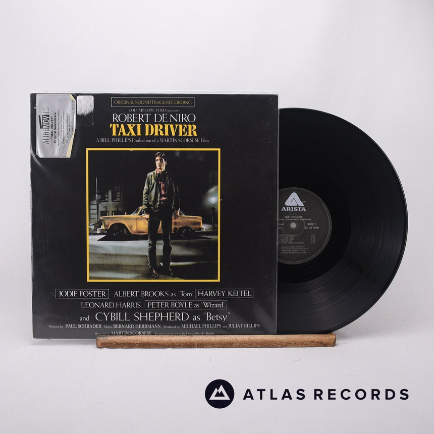 Bernard Herrmann Taxi Driver LP Vinyl Record - Front Cover & Record