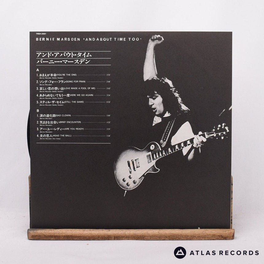 Bernie Marsden - And About Time Too - LP Vinyl Record - VG+/EX
