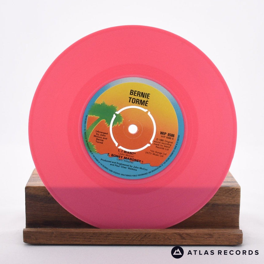 Bernie Tormé - The Beat - Pink 7" Vinyl Record - EX/VG+