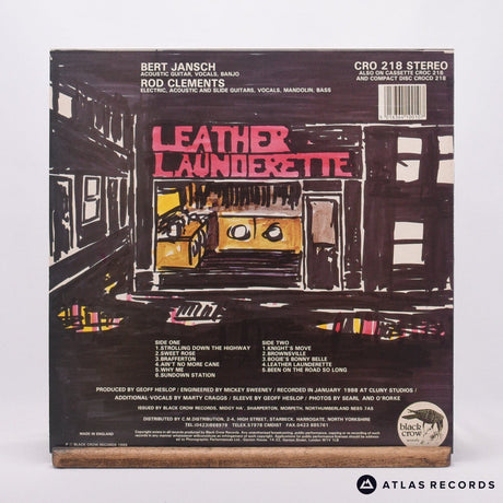 Bert Jansch - Leather Launderette - LP Vinyl Record - EX/VG+