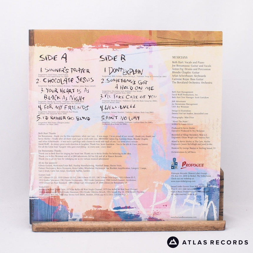 Beth Hart - Don't Explain - A B LP Vinyl Record - NM/EX