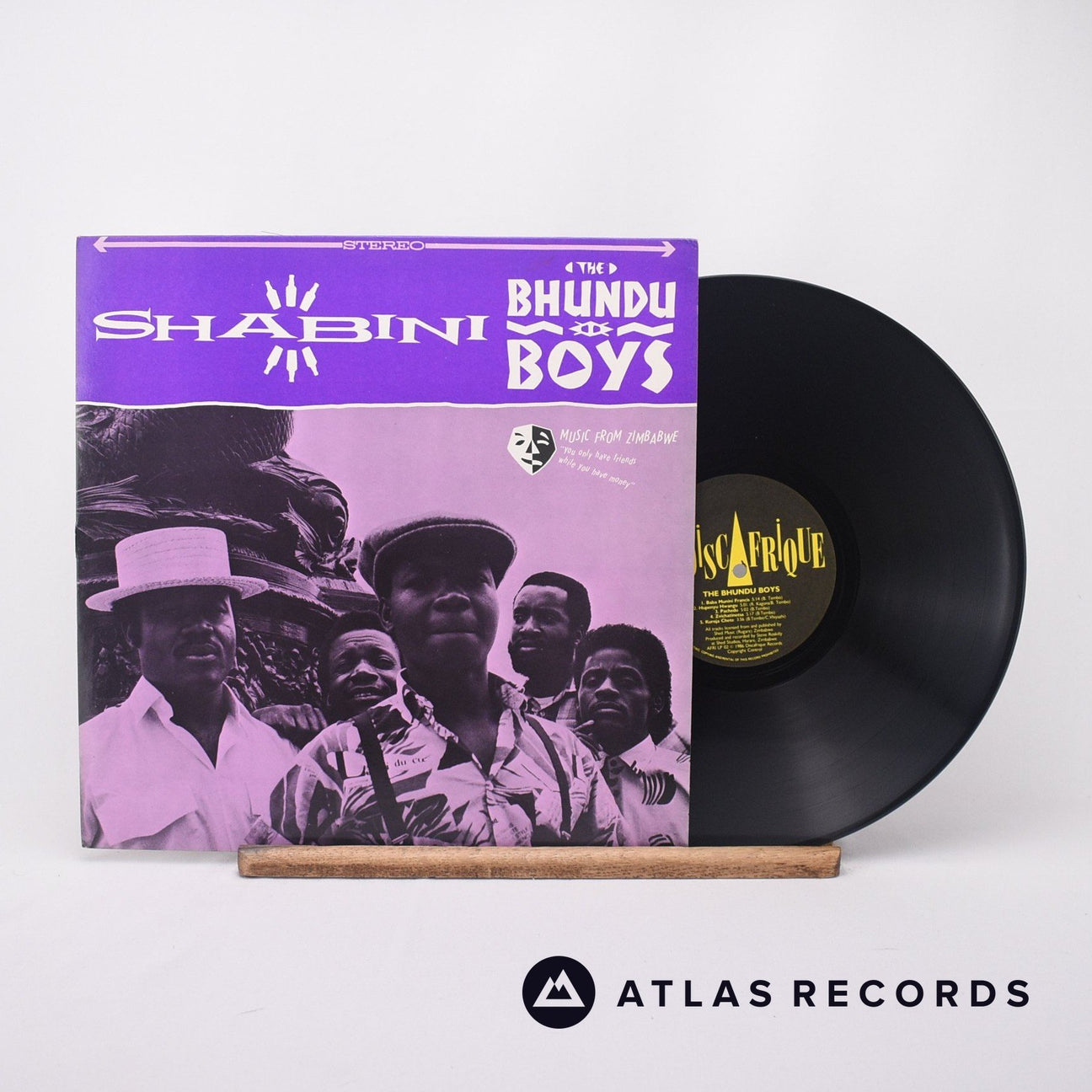 Bhundu Boys Shabini LP Vinyl Record - Front Cover & Record