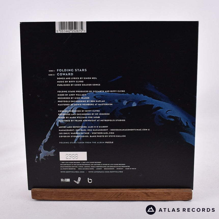 Biffy Clyro - Folding Stars - Blue Numbered 7" Vinyl Record - NM/VG+