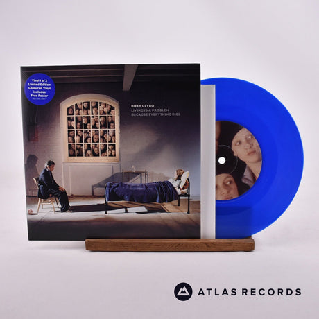 Biffy Clyro Living Is A Problem Because Everything Dies 7" Vinyl Record - Front Cover & Record