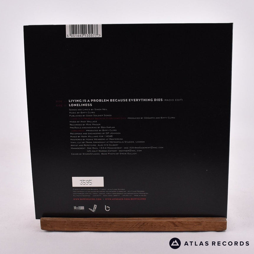 Biffy Clyro - Living Is A Problem Because Everything Dies - 7" Vinyl Record - NM/NM