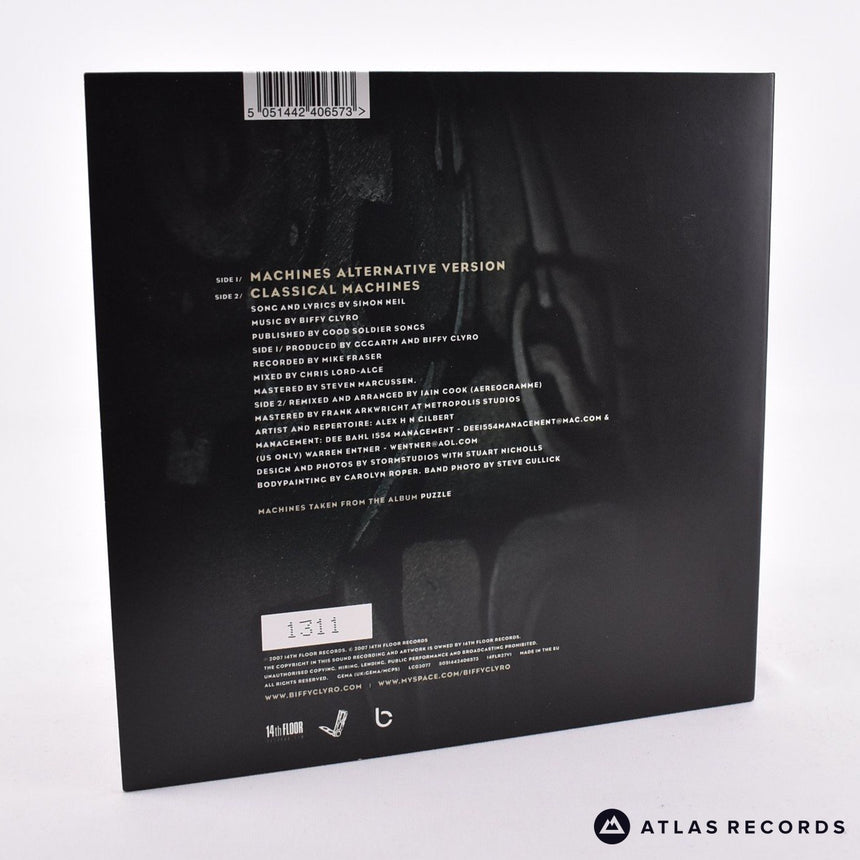 Biffy Clyro - Machines - Blue Numbered Poster Gatefold 7" Vinyl Record - NM/NM
