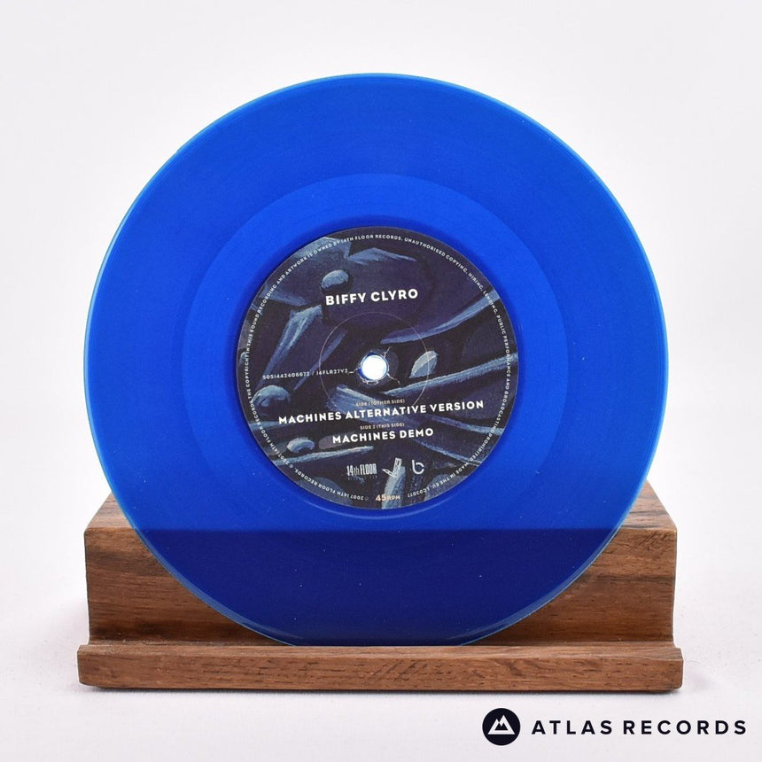 Biffy Clyro - Machines - Blue Limited Edition Numbered 7" Vinyl Record - NM/NM