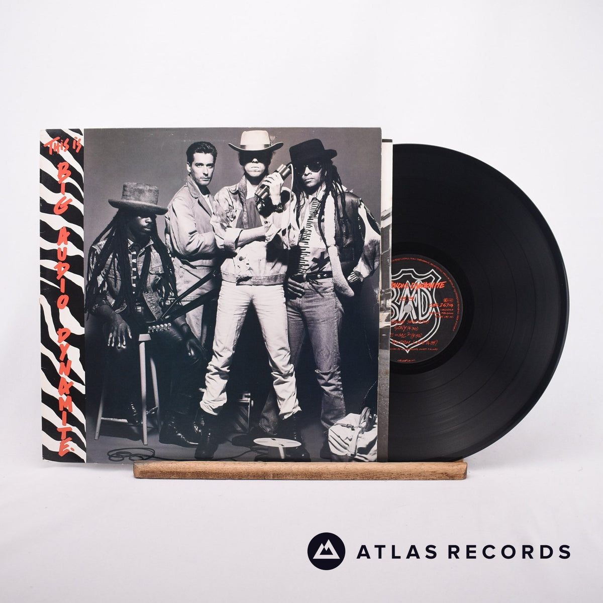 Big Audio Dynamite This Is Big Audio Dynamite LP Vinyl Record - Front Cover & Record