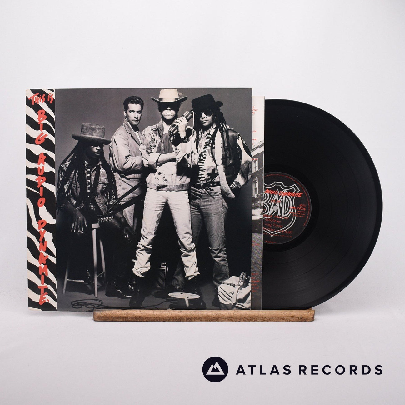 Big Audio Dynamite This Is Big Audio Dynamite LP Vinyl Record - Front Cover & Record
