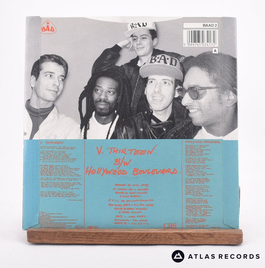 Big Audio Dynamite - V. Thirteen - 7" Vinyl Record - EX/EX