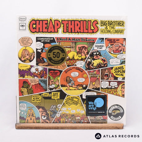 Big Brother & The Holding Company Cheap Thrills LP Vinyl Record - Front Cover & Record