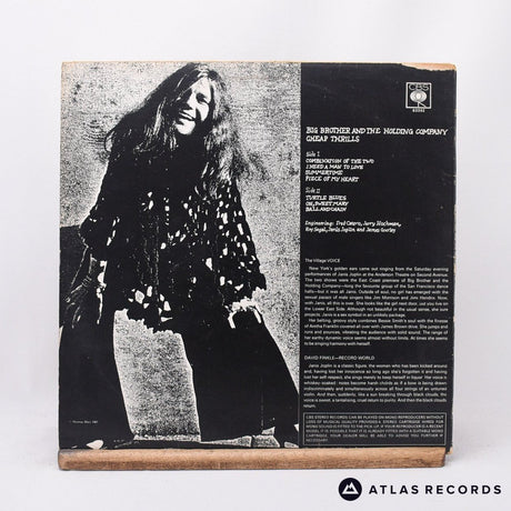 Big Brother & The Holding Company - Cheap Thrills - LP Vinyl Record - VG+/EX