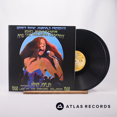 Big Brother & The Holding Company Live At The Carousel Ballroom 1968 Double LP Vinyl Record - Front Cover & Record