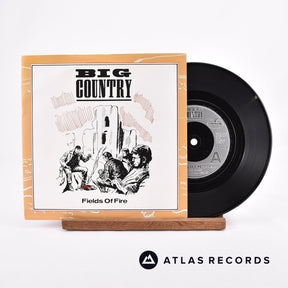 Big Country Fields Of Fire 7" Vinyl Record - Front Cover & Record