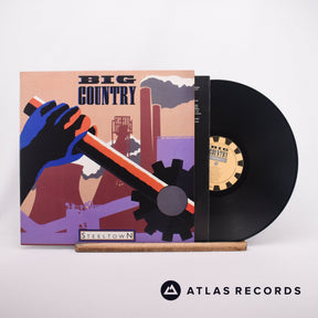 Big Country Steeltown LP Vinyl Record - Front Cover & Record