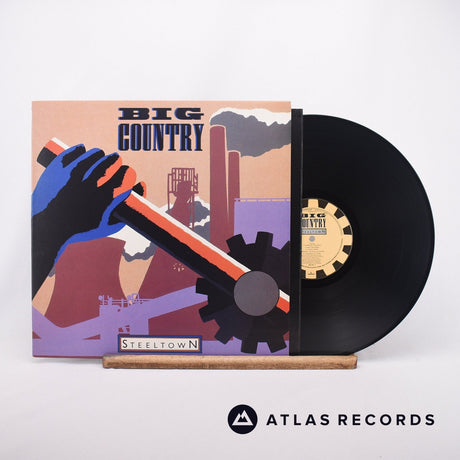 Big Country Steeltown LP Vinyl Record - Front Cover & Record