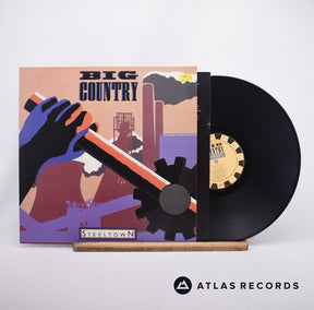 Big Country Steeltown LP Vinyl Record - Front Cover & Record