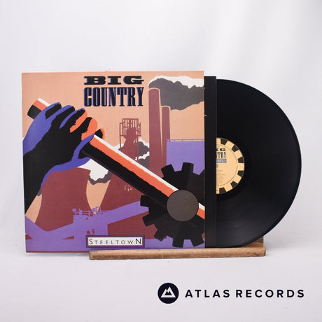 Big Country Steeltown LP Vinyl Record - Front Cover & Record