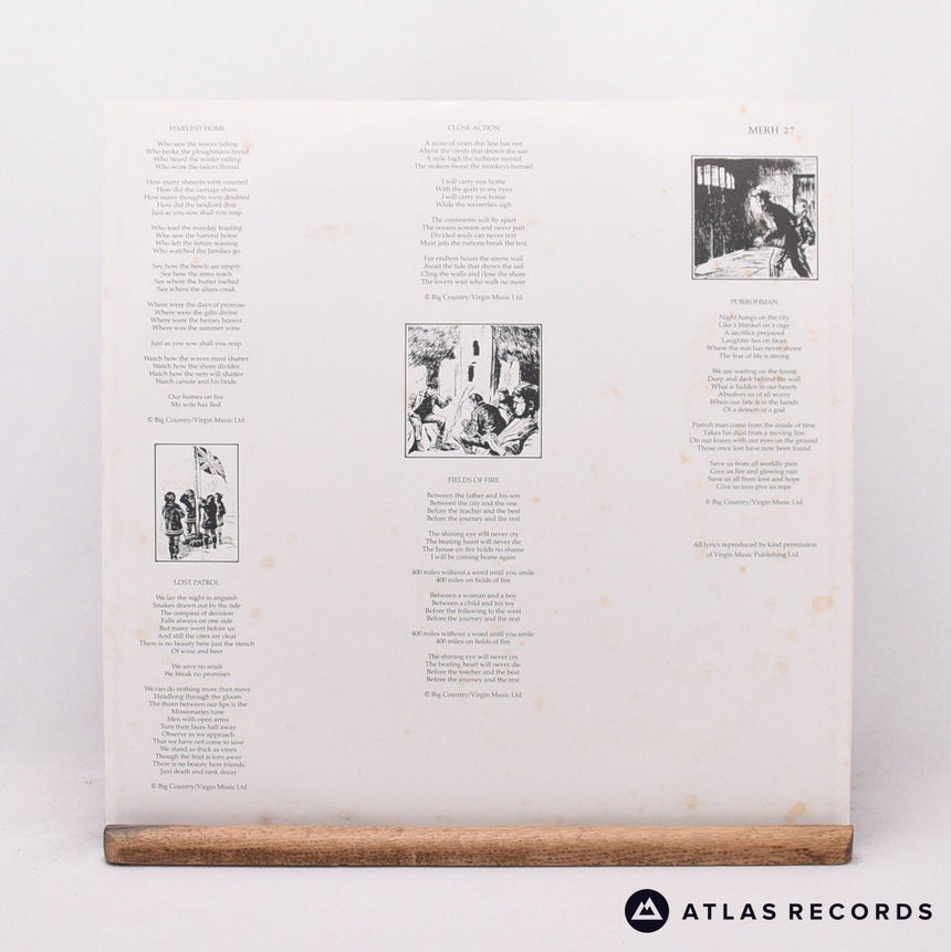 Big Country - The Crossing - LP Vinyl Record - VG/EX