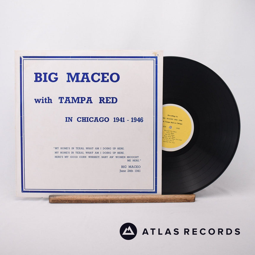 Big Maceo Big Maceo With Tampa Red In Chicago 1941 - 1946 LP Vinyl Record - Front Cover & Record