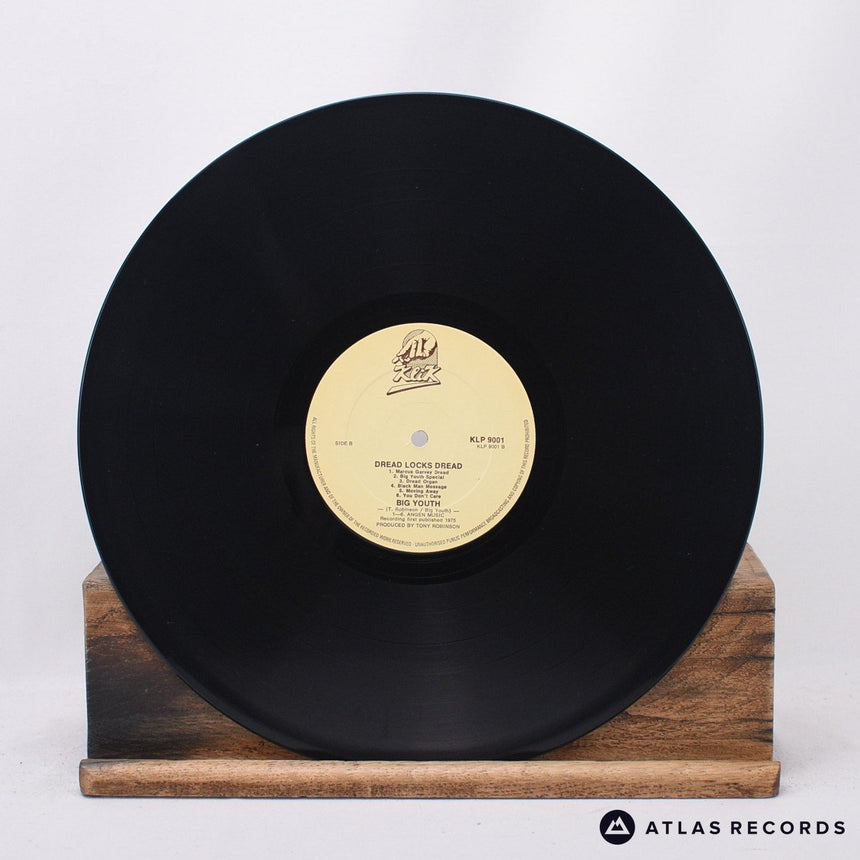 Big Youth - Dread Locks Dread - Repress LP Vinyl Record - EX/VG+