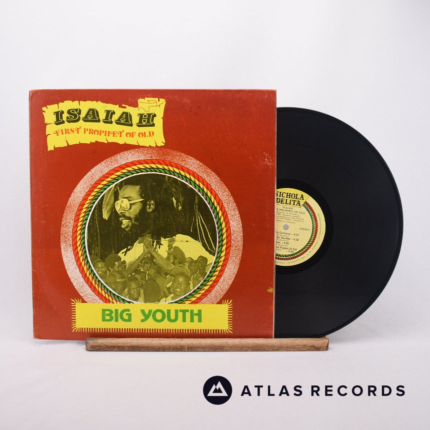 Big Youth Isaiah First Prophet Of Old LP Vinyl Record - Front Cover & Record