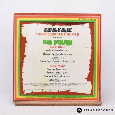 Big Youth - Isaiah First Prophet Of Old - Jamaica -A -B LP Vinyl Record - VG+/EX