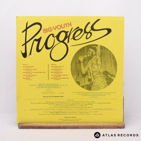 Big Youth - Progress - Jamaica LP Vinyl Record - EX/EX