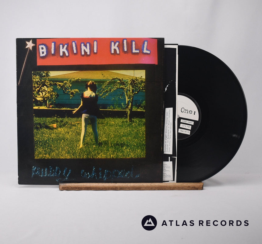 Bikini Kill Pussy Whipped LP Vinyl Record - Front Cover & Record