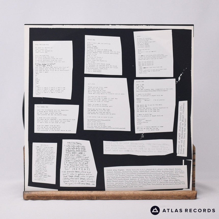 Bikini Kill - Pussy Whipped - Insert A1 B1 LP Vinyl Record - EX/EX