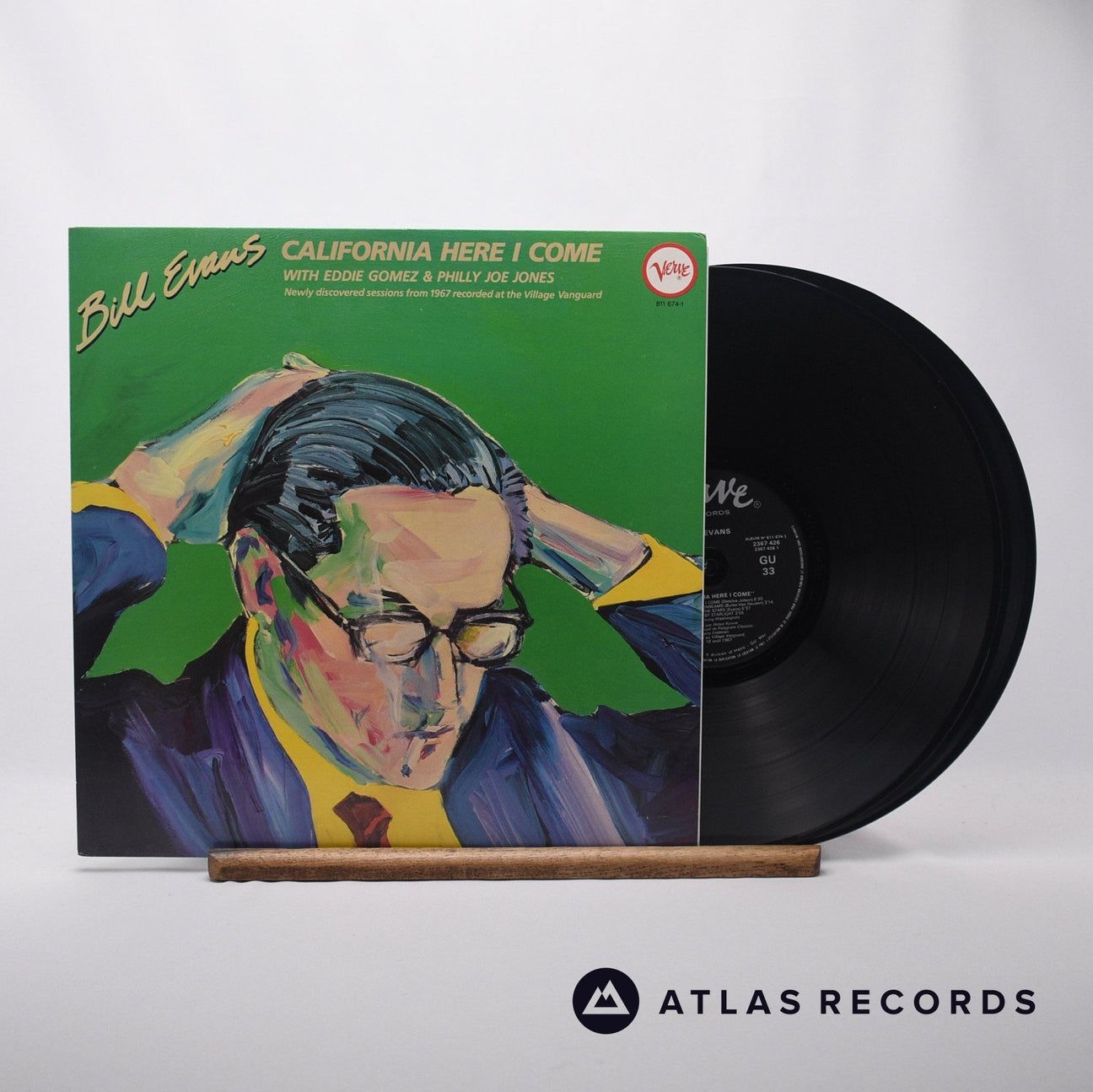 Bill Evans California Here I Come Double LP Vinyl Record - Front Cover & Record