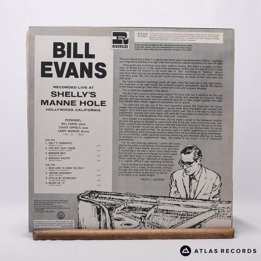 Bill Evans - Recorded Live At Shelly's Manne Hole, Hollywood, Califor - LP Vinyl