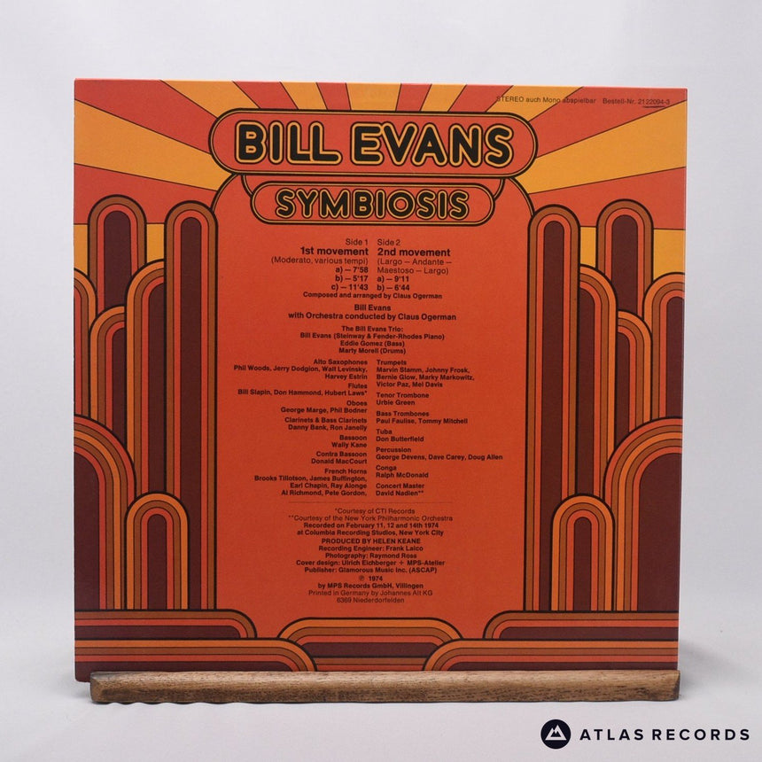 Bill Evans - Symbiosis - Gatefold 2 S 1 2 S 2 LP Vinyl Record - EX/EX