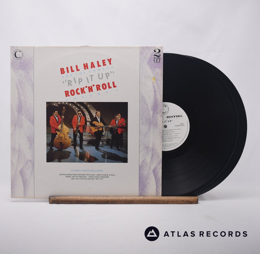 Bill Haley And His Comets Rip It Up Rock'N'Roll Volume 1 Double LP Vinyl Record - Front Cover & Record