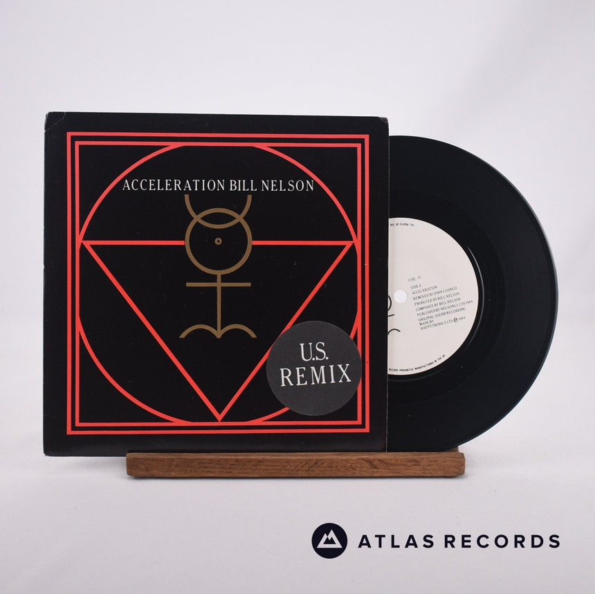 Bill Nelson Acceleration 7" Vinyl Record - Front Cover & Record