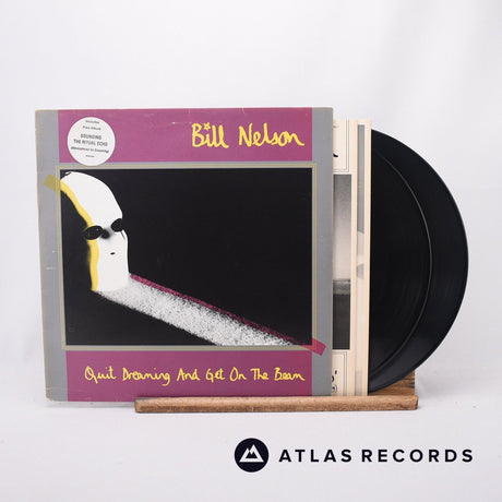 Bill Nelson Quit Dreaming And Get On The Beam LP Vinyl Record - Front Cover & Record