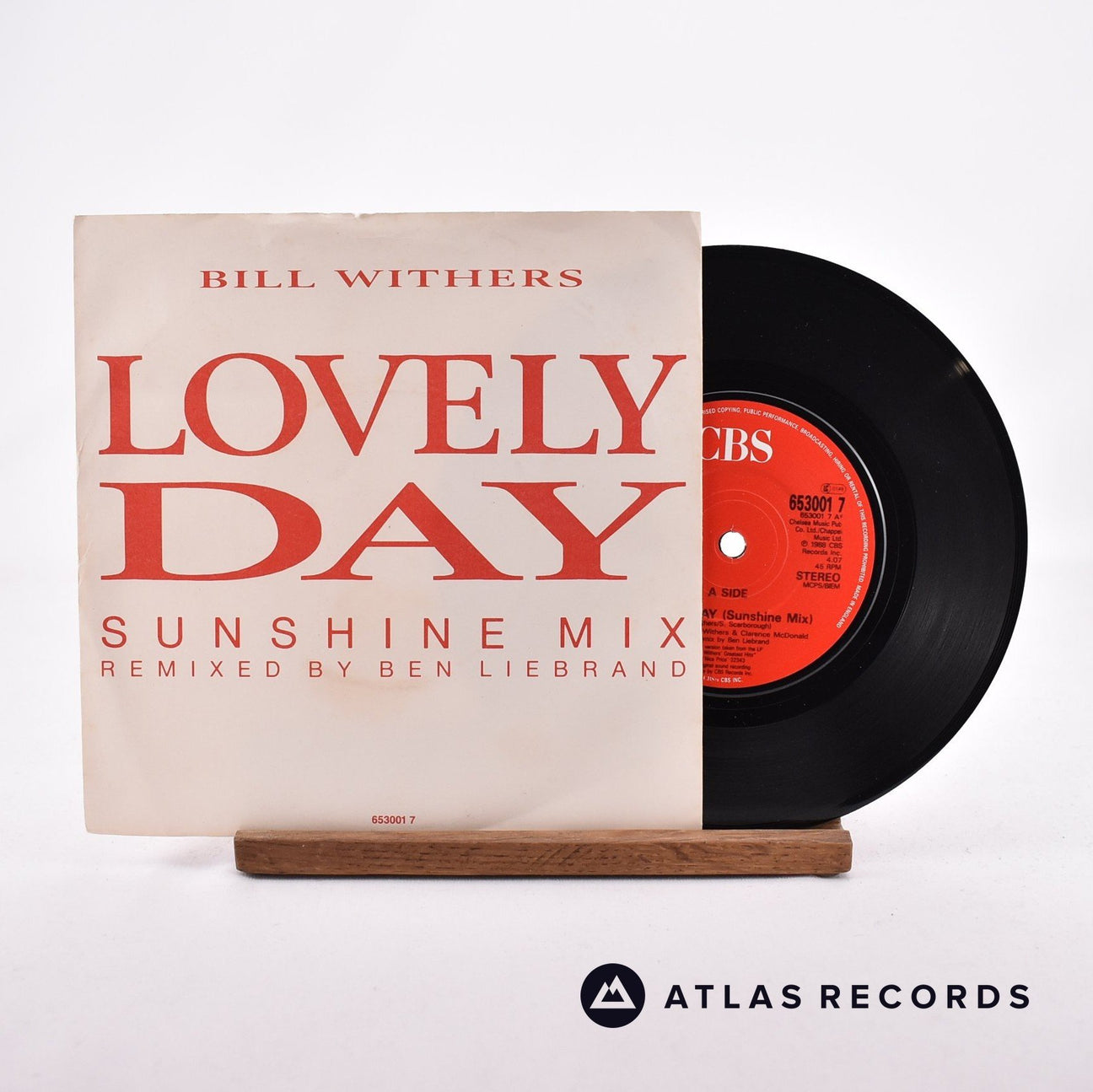 Bill Withers Lovely Day 7" Vinyl Record - Front Cover & Record
