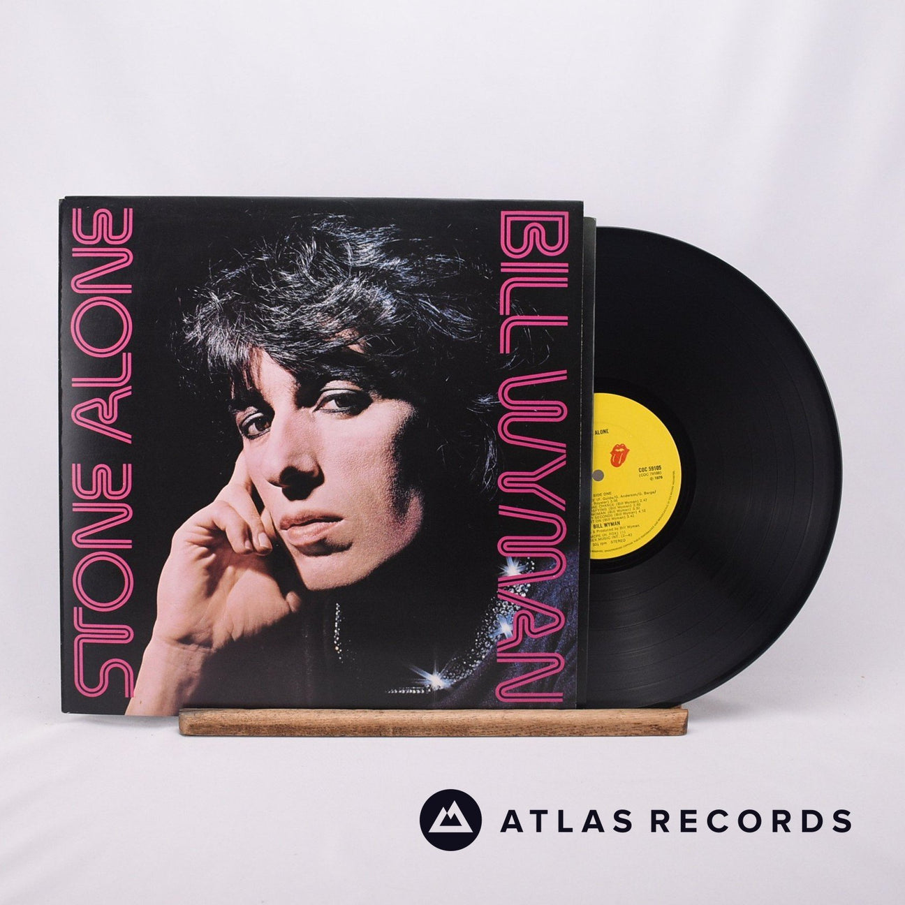 Bill Wyman Stone Alone LP Vinyl Record - Front Cover & Record