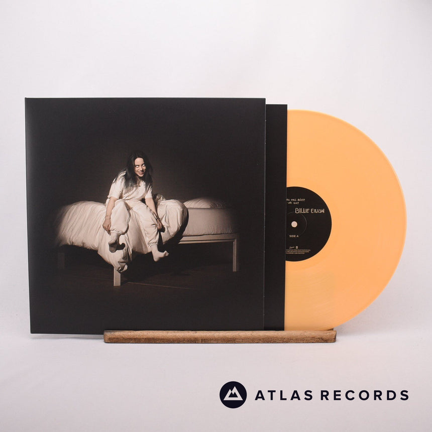 Billie Eilish When We All Fall Asleep, Where Do We Go? LP Vinyl Record - Front Cover & Record