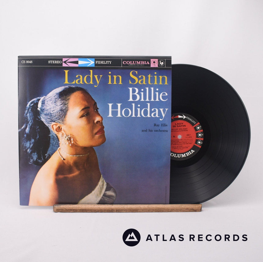 Billie Holiday Lady In Satin LP Vinyl Record - Front Cover & Record