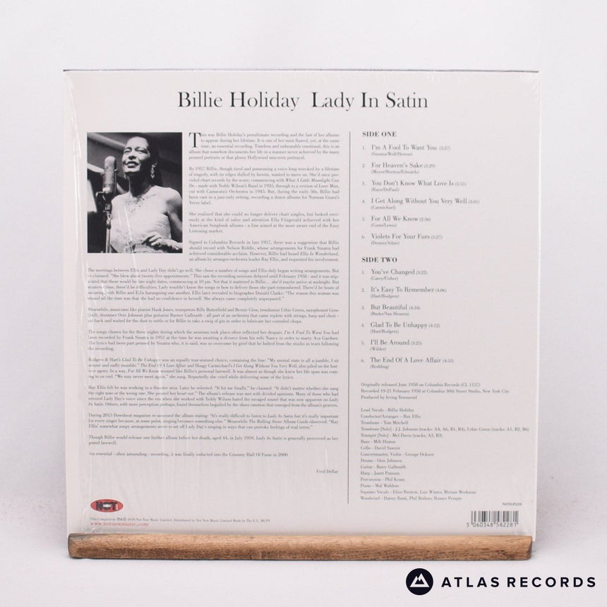 Billie Holiday - Lady In Satin - 180G Clear Reissue LP Vinyl Record - NM/NM