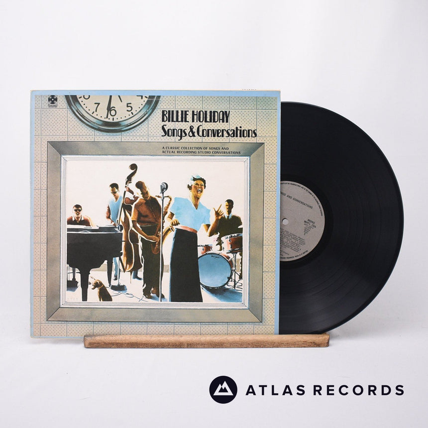 Billie Holiday Songs & Conversations LP Vinyl Record - Front Cover & Record