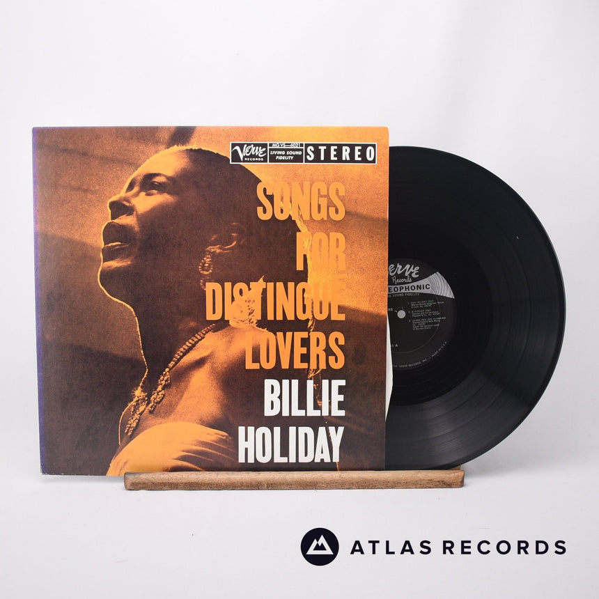 Billie Holiday Songs For Distingué Lovers LP Vinyl Record - Front Cover & Record