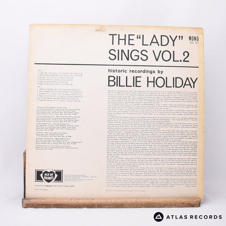 Billie Holiday - The Lady Sings - Vol. 2 - LP Vinyl Record - VG+/VG+